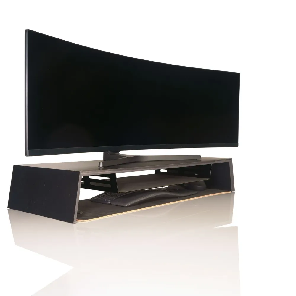 SHELF XL (Noir laqué, Sans tablard métalique)