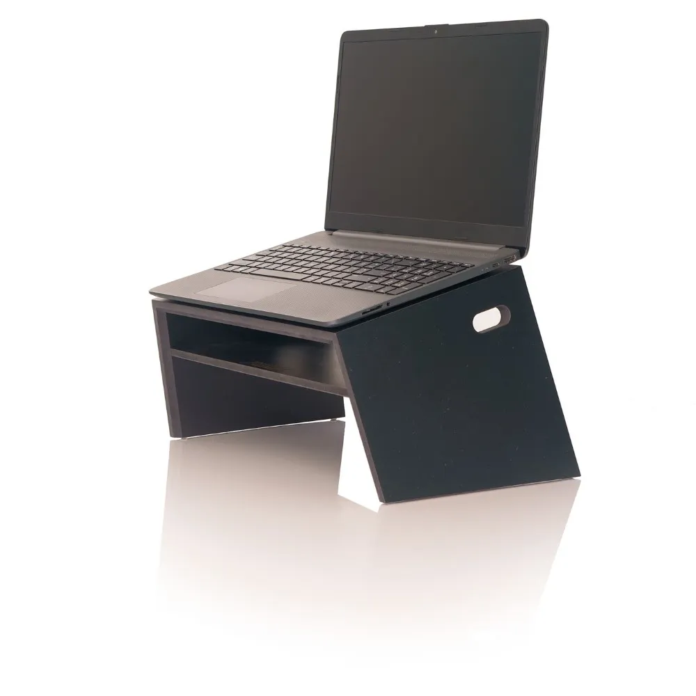 STAND OFFICE (Noir laqué)